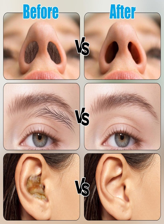 Pretwad Nose Hair Wax Sticks - 80 PCS Hair Wax Applicator Sticks with Disposable Spatulas for Painless Nose/Ear Hair Removal, Plastic Nose Ear Hair Removal Wax for Men Women - Image 5